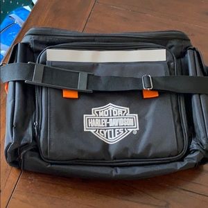 Vintage NEVER USED Harley Davidson Picnic Bag